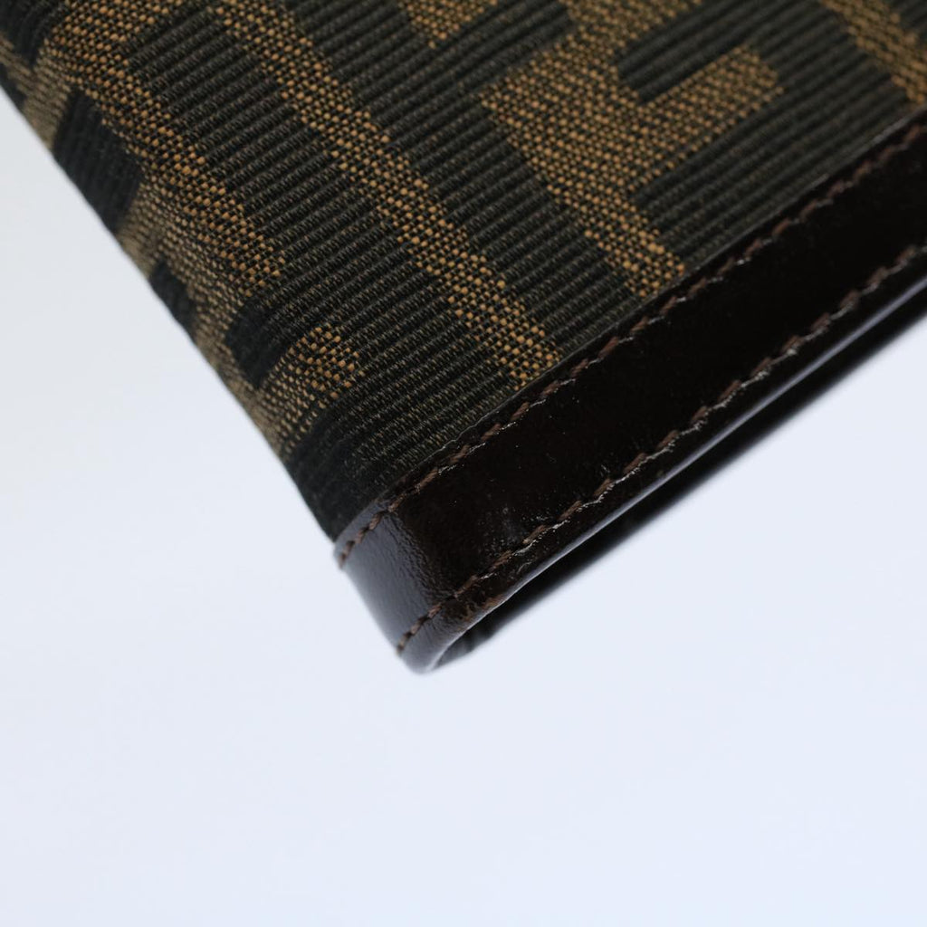 FENDI Zucca Canvas Agenda Day Planner Cover Brown ac2173