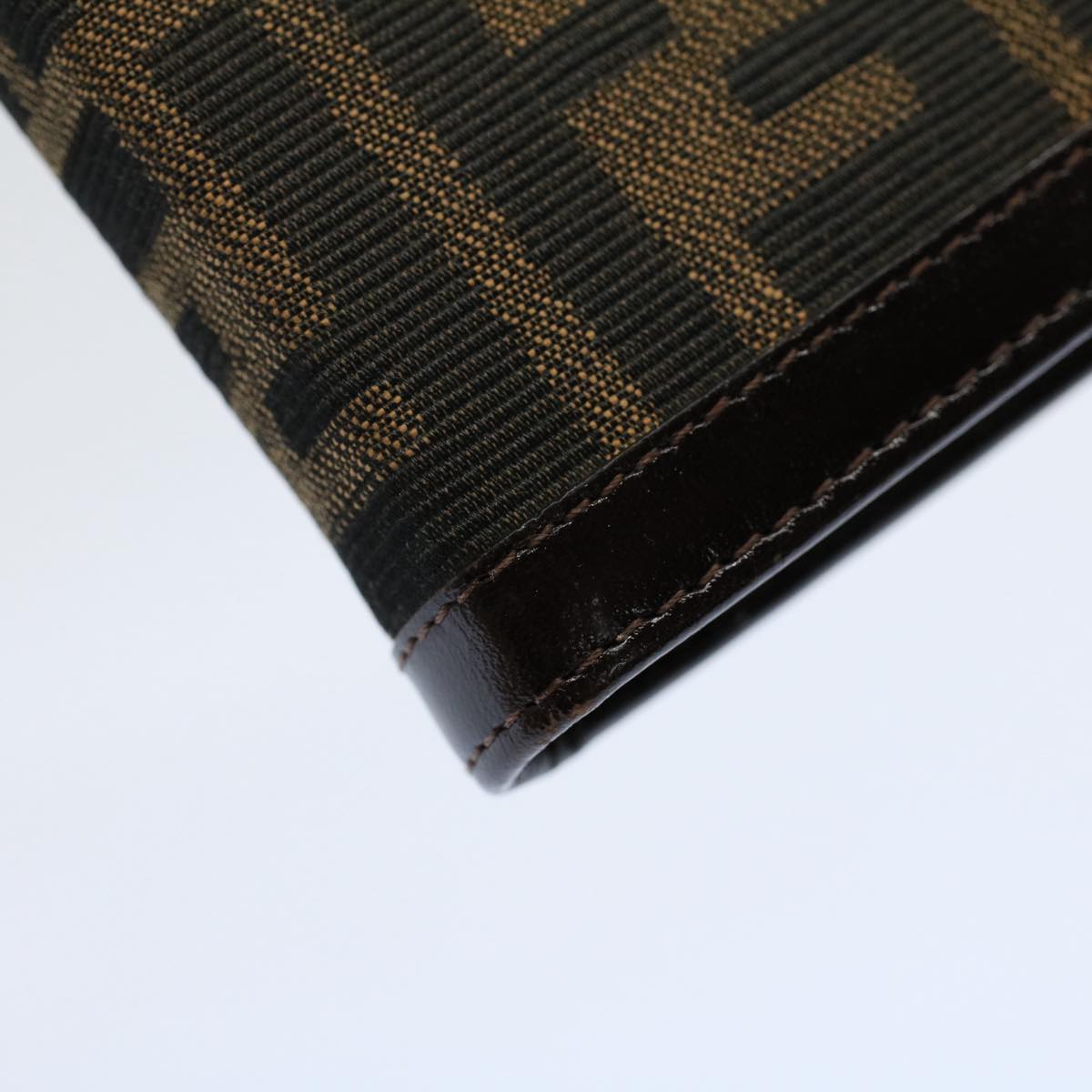 FENDI Zucca Canvas Agenda Day Planner Cover Brown ac2173