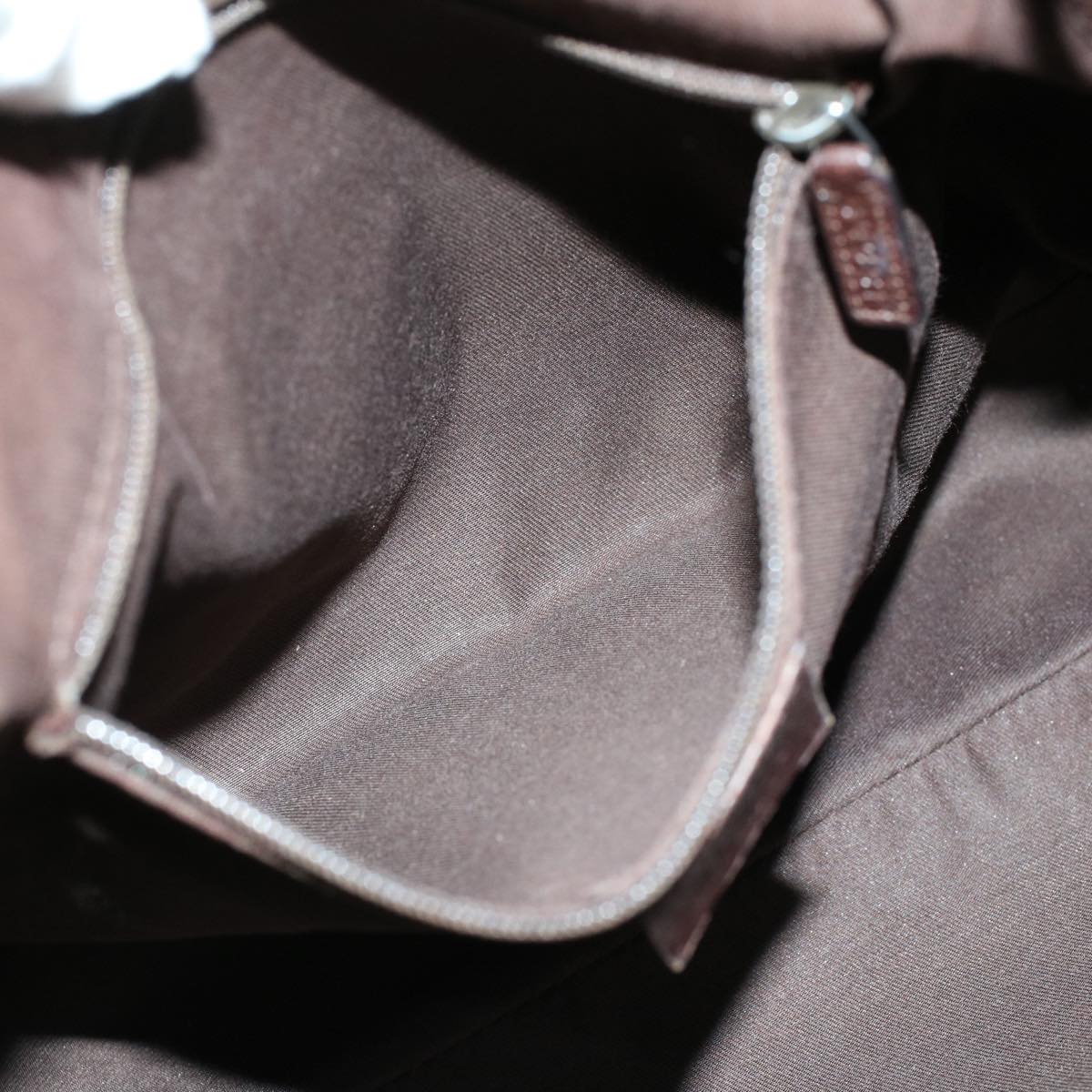 GUCCI GG Canvas Hand Bag Canvas Leather Beige Brown 121023 ac2176
