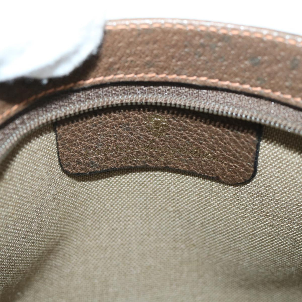 GUCCI GG Canvas Pouch PVC Leather Beige 89 01 020 ac2194