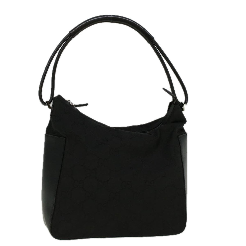 GUCCI GG Canvas Shoulder Bag Nylon Black 001 3766 3444 ac2275