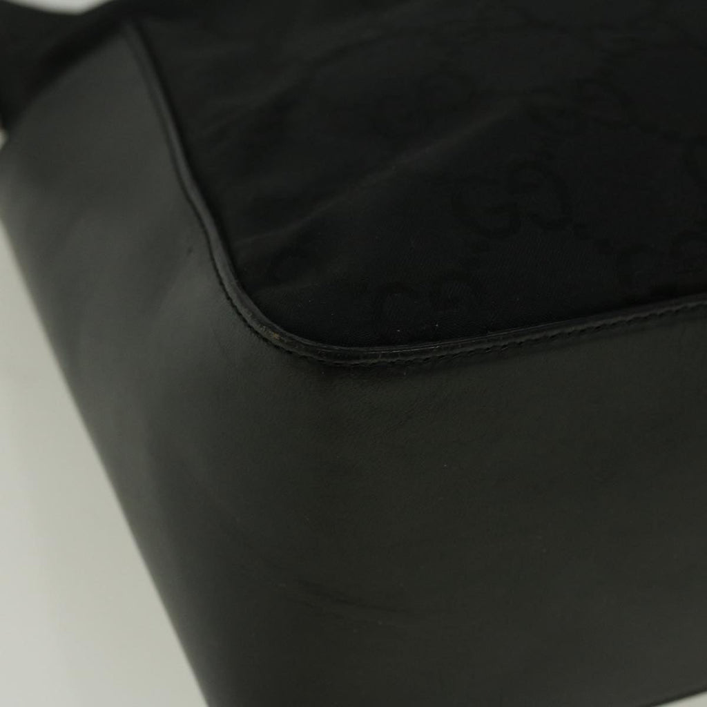 GUCCI GG Canvas Shoulder Bag Nylon Black 001 3766 3444 ac2275
