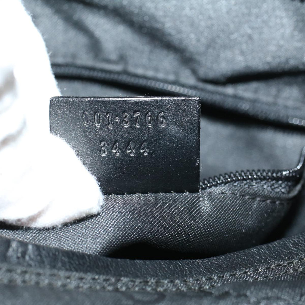 GUCCI GG Canvas Shoulder Bag Nylon Black 001 3766 3444 ac2275