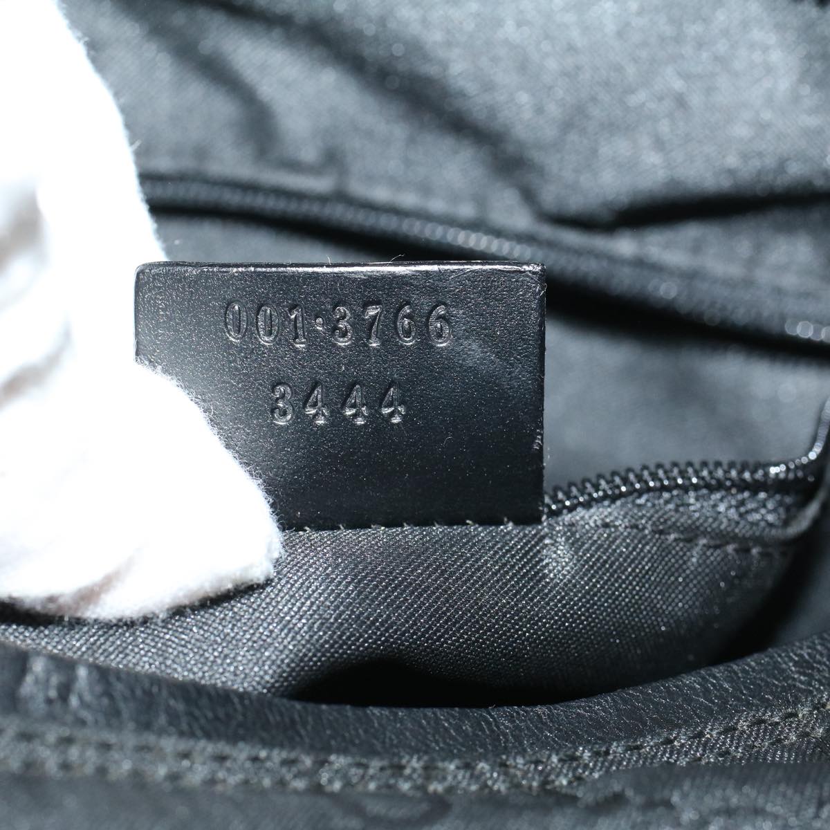 GUCCI GG Canvas Shoulder Bag Nylon Black 001 3766 3444 ac2275