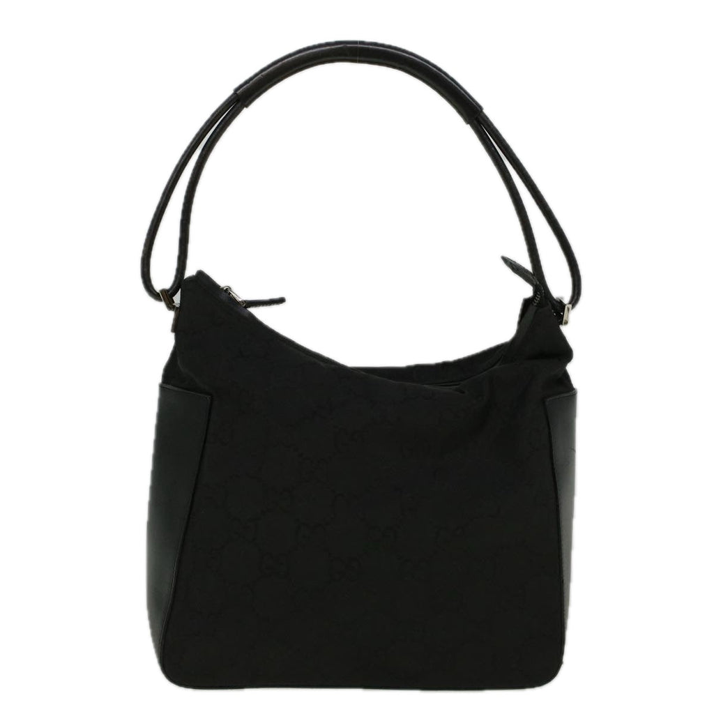 GUCCI GG Canvas Shoulder Bag Nylon Black 001 3766 3444 ac2275