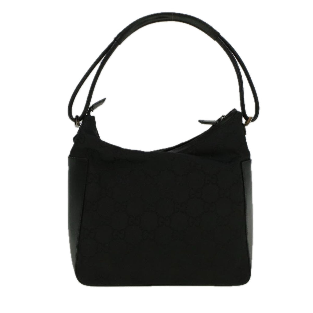 GUCCI GG Canvas Shoulder Bag Nylon Black 001 3766 3444 ac2275