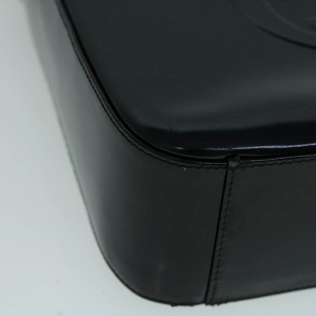 GUCCI Shoulder Bag Patent leather Black ac2278