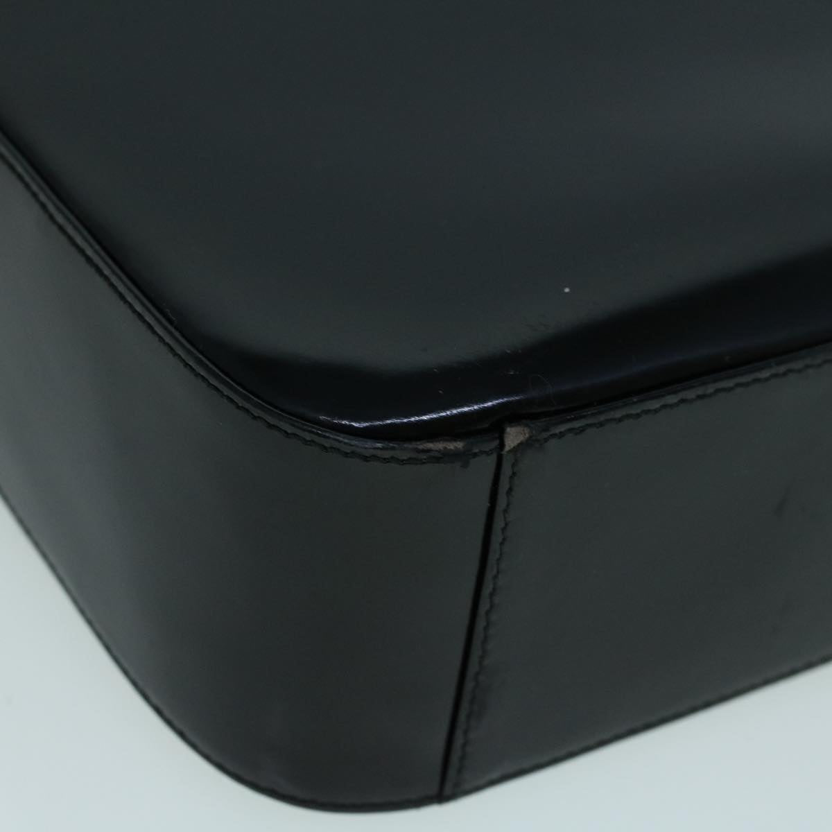 GUCCI Shoulder Bag Patent leather Black ac2278