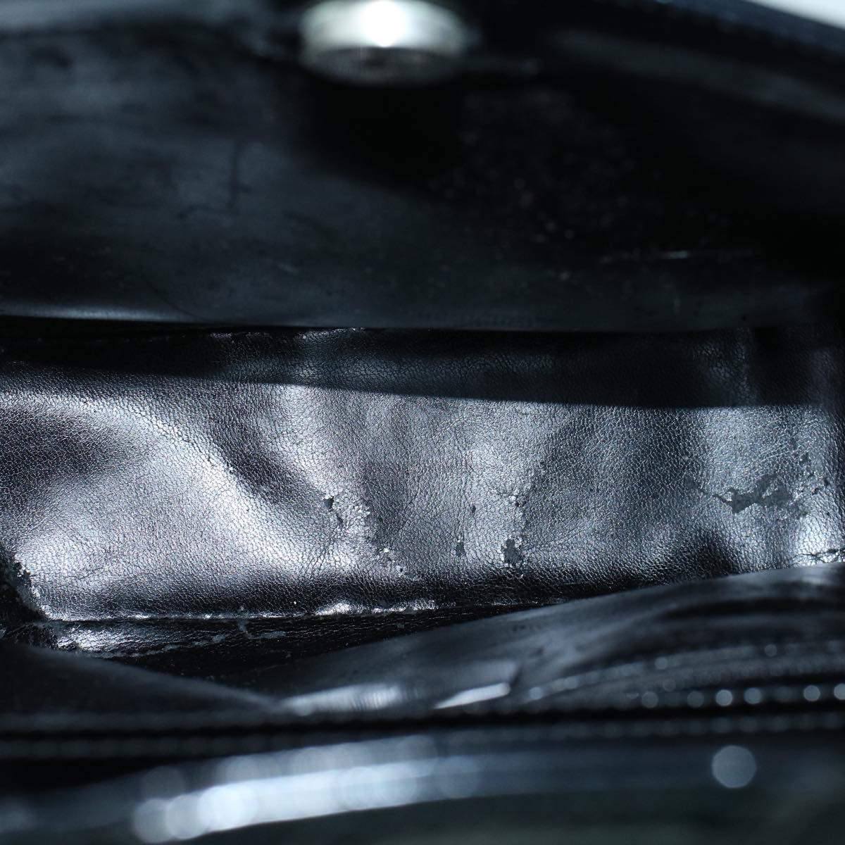 GUCCI Shoulder Bag Patent leather Black ac2278