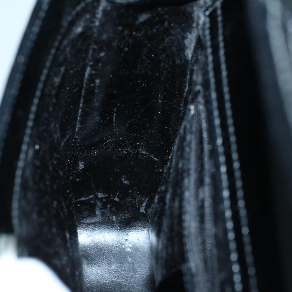 GUCCI Shoulder Bag Patent leather Black ac2278