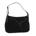 GUCCI Shoulder Bag Suede Black 101975 ac2279