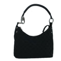 GUCCI GG Canvas Shoulder Bag Black 115002 ac2280