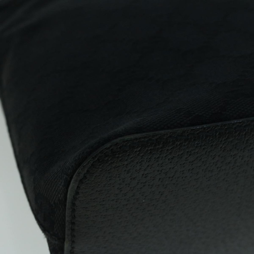 GUCCI GG Canvas Shoulder Bag Black 115002 ac2280