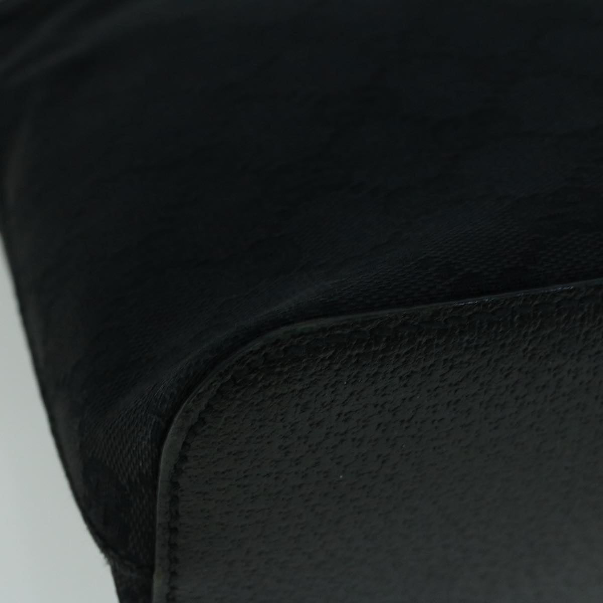 GUCCI GG Canvas Shoulder Bag Black 115002 ac2280