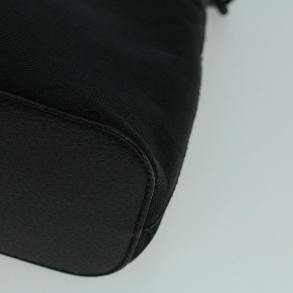 GUCCI GG Canvas Shoulder Bag Black 115002 ac2280