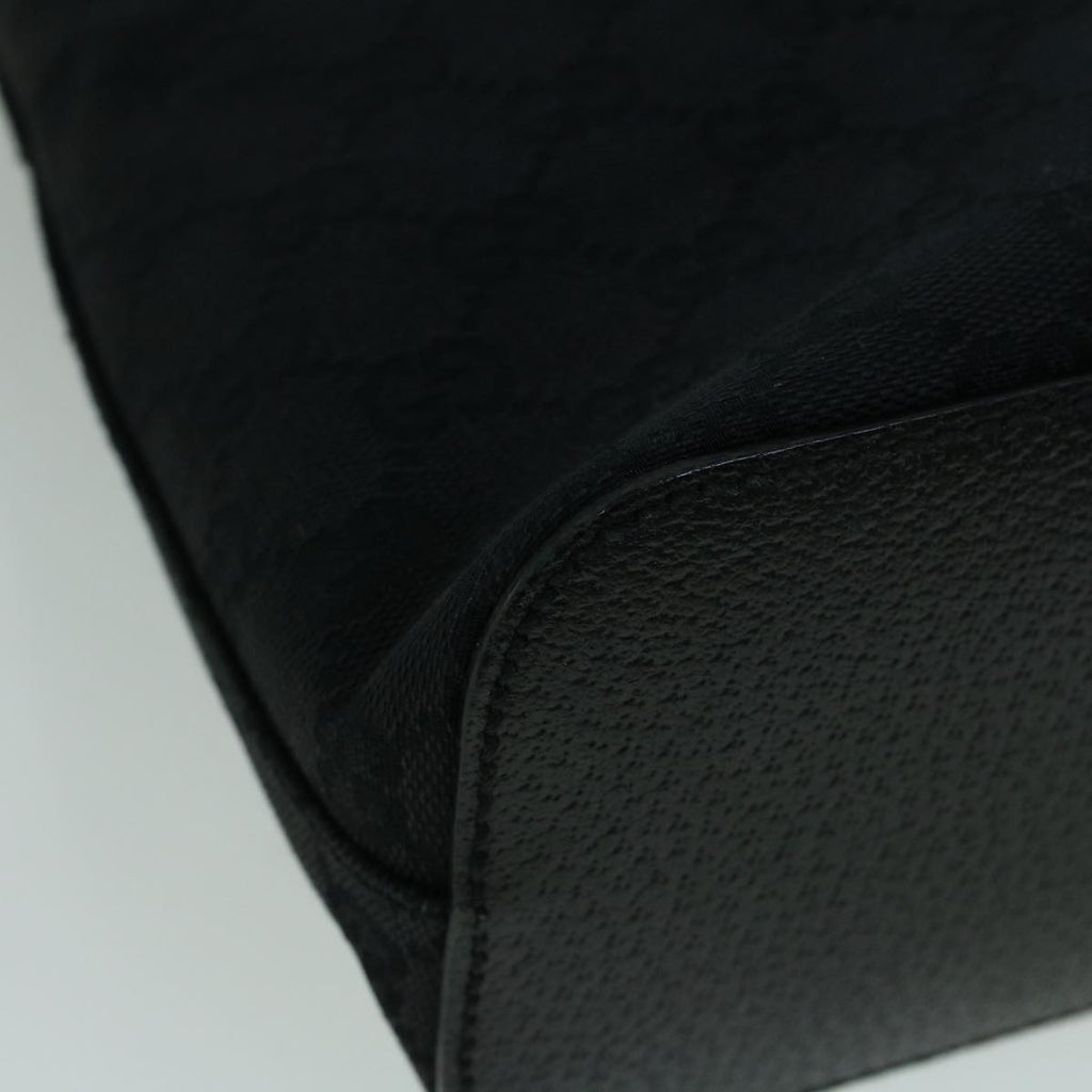 GUCCI GG Canvas Shoulder Bag Black 115002 ac2280