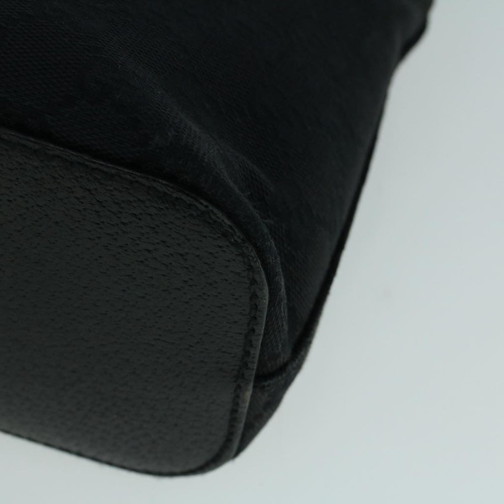 GUCCI GG Canvas Shoulder Bag Black 115002 ac2280