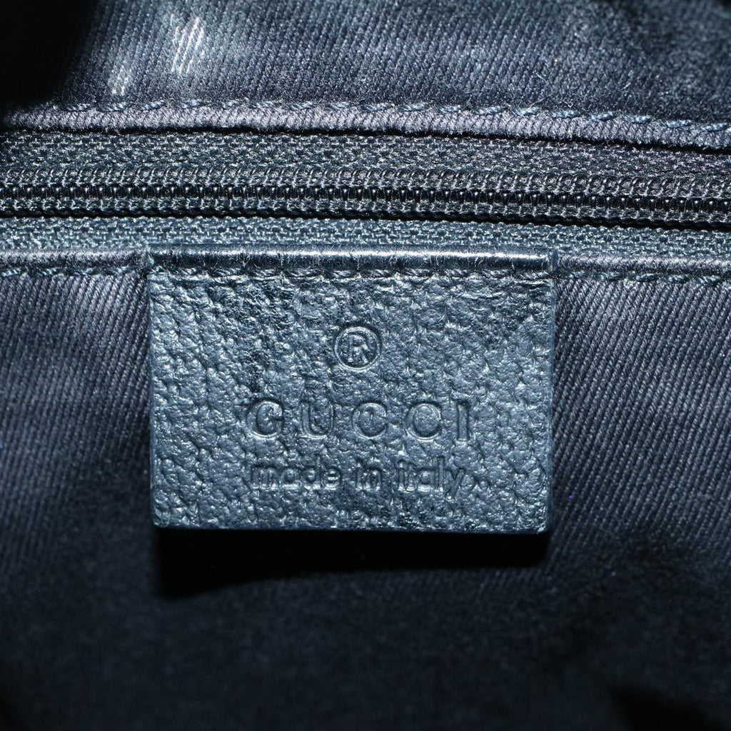 GUCCI GG Canvas Shoulder Bag Black 115002 ac2280
