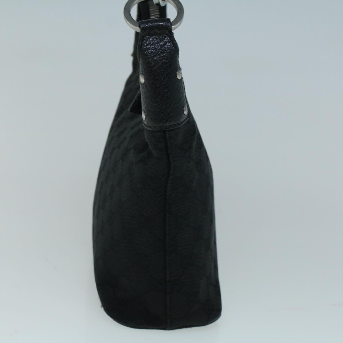GUCCI GG Canvas Shoulder Bag Black 115002 ac2280