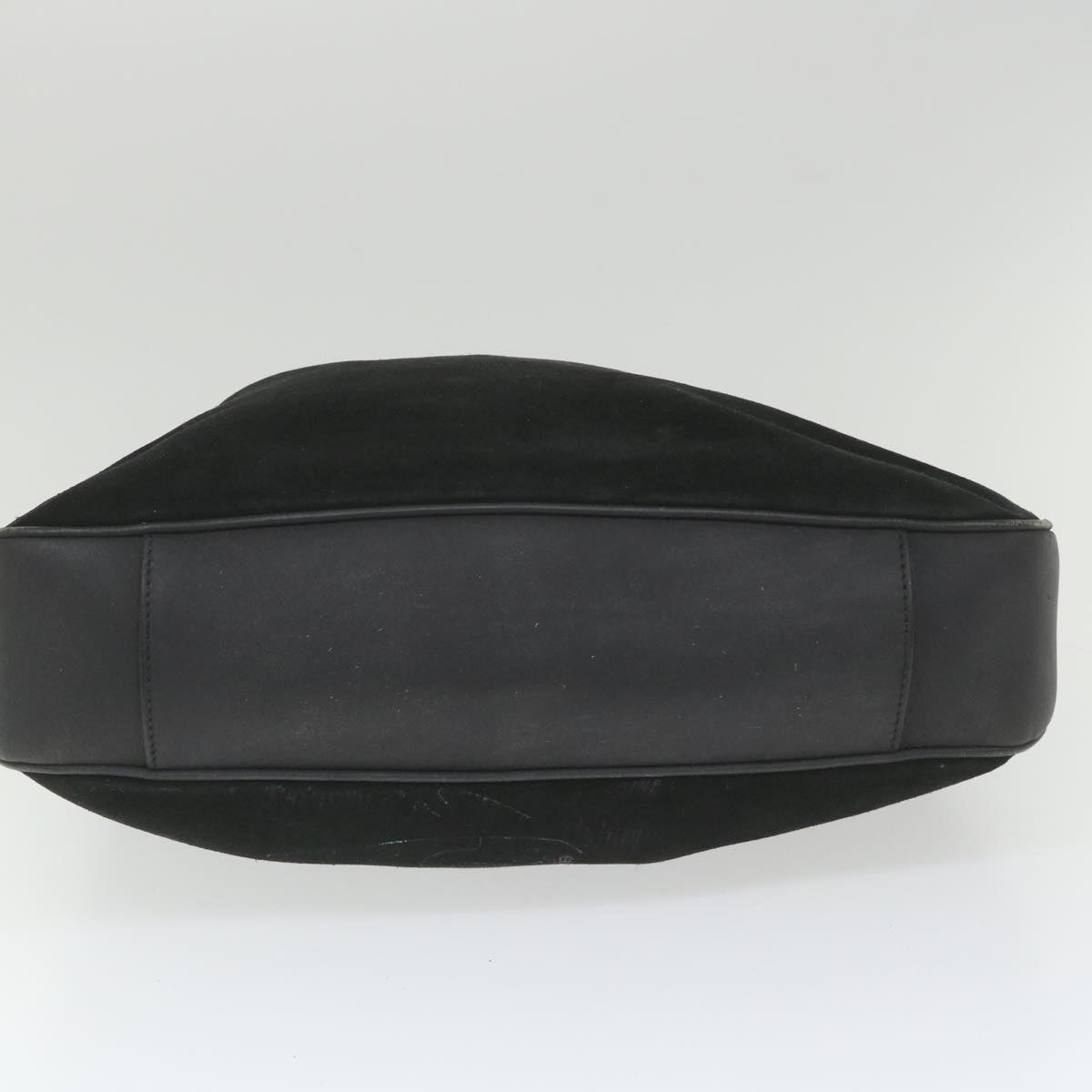 GUCCI Bamboo Shoulder Bag Suede Black 0012058 1577 0 ac2295