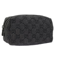 GUCCI GG Canvas Pouch Black 29595 ac2307