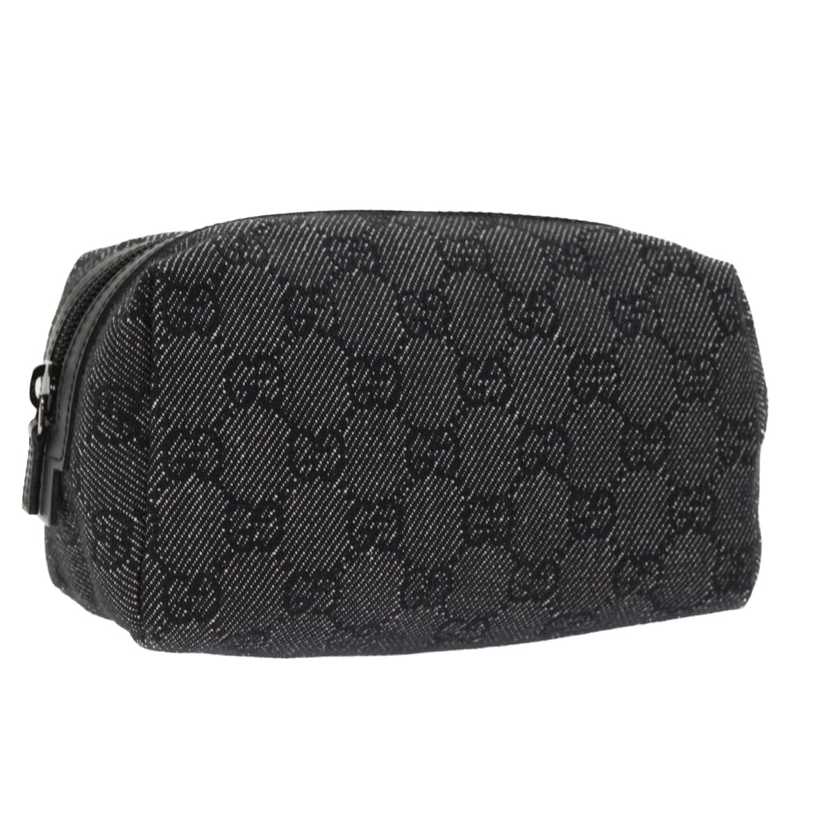 GUCCI GG Canvas Pouch Black 29595 ac2307
