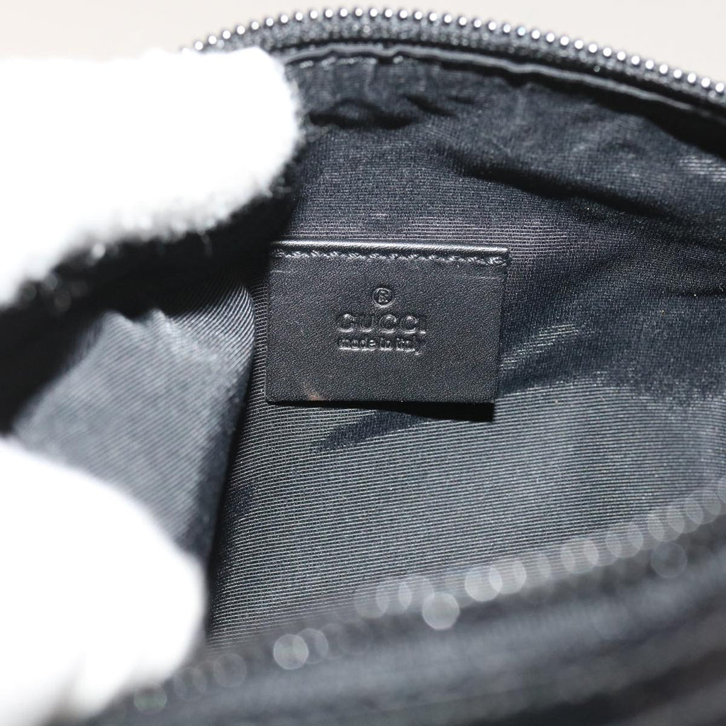 GUCCI GG Canvas Pouch Black 29595 ac2307