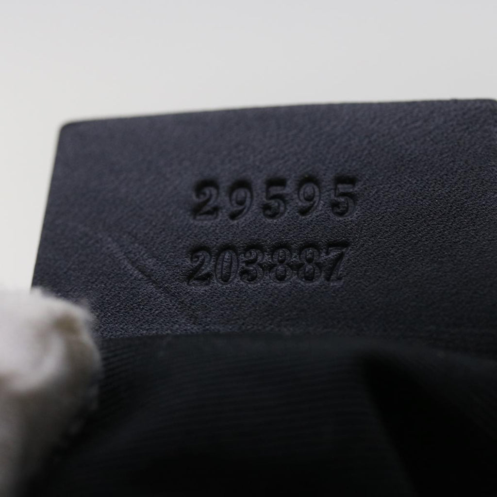 GUCCI GG Canvas Pouch Black 29595 ac2307