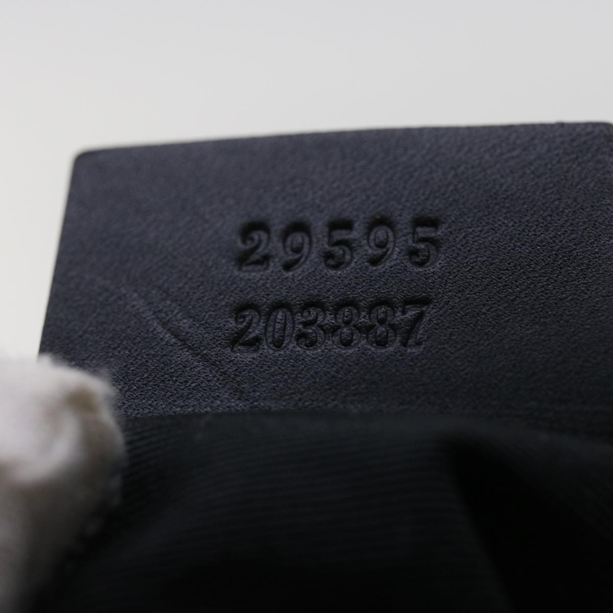 GUCCI GG Canvas Pouch Black 29595 ac2307