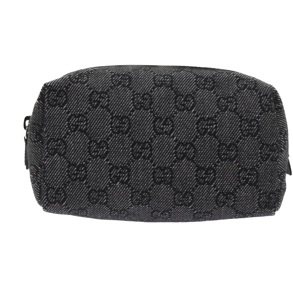 GUCCI GG Canvas Pouch Black 29595 ac2307
