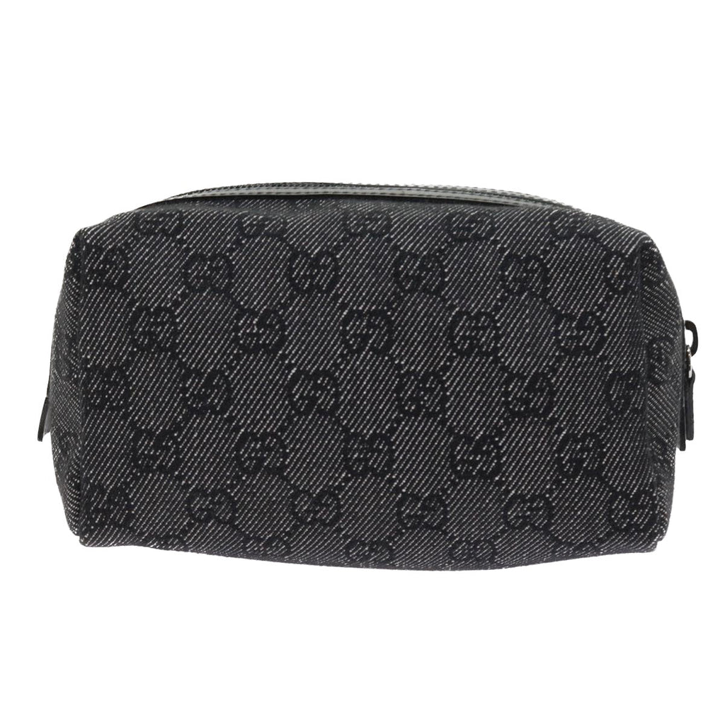 GUCCI GG Canvas Pouch Black 29595 ac2307