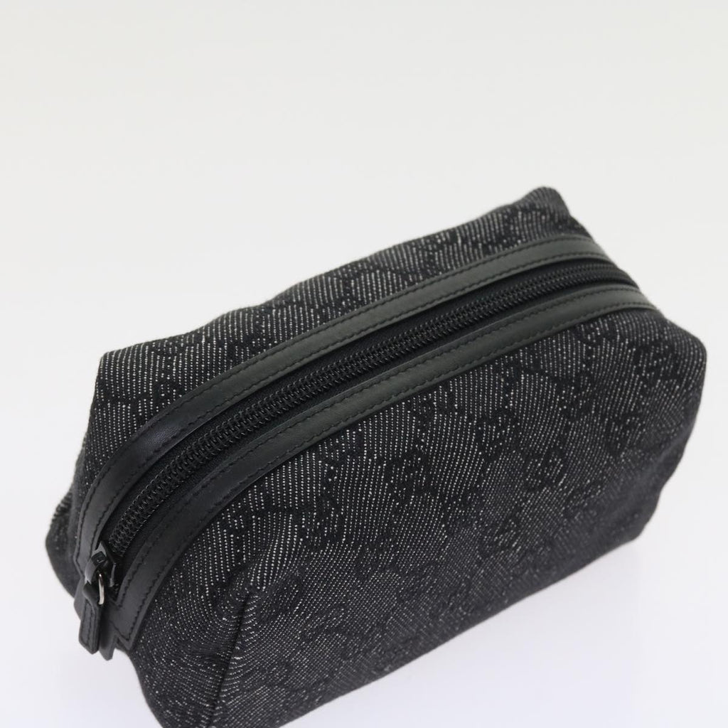 GUCCI GG Canvas Pouch Black 29595 ac2307