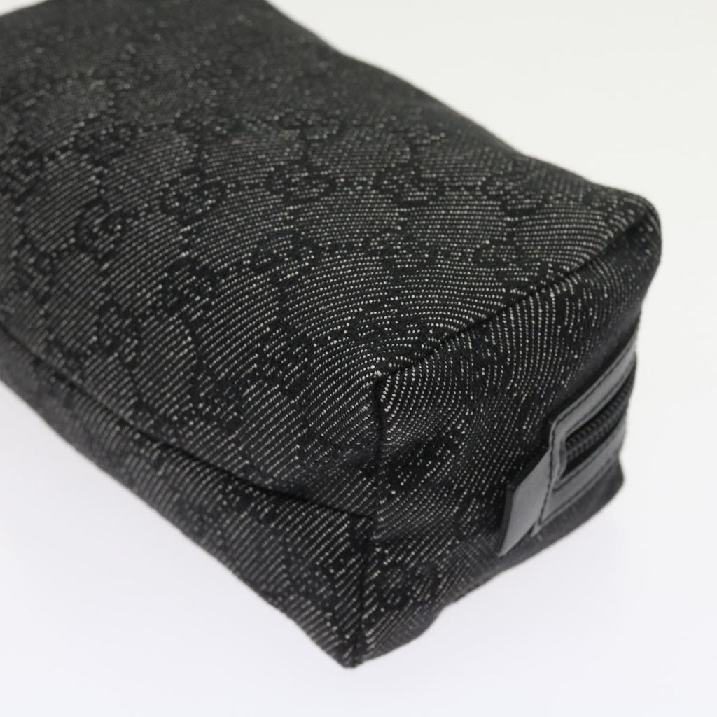 GUCCI GG Canvas Pouch Black 29595 ac2307