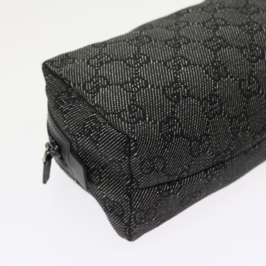 GUCCI GG Canvas Pouch Black 29595 ac2307