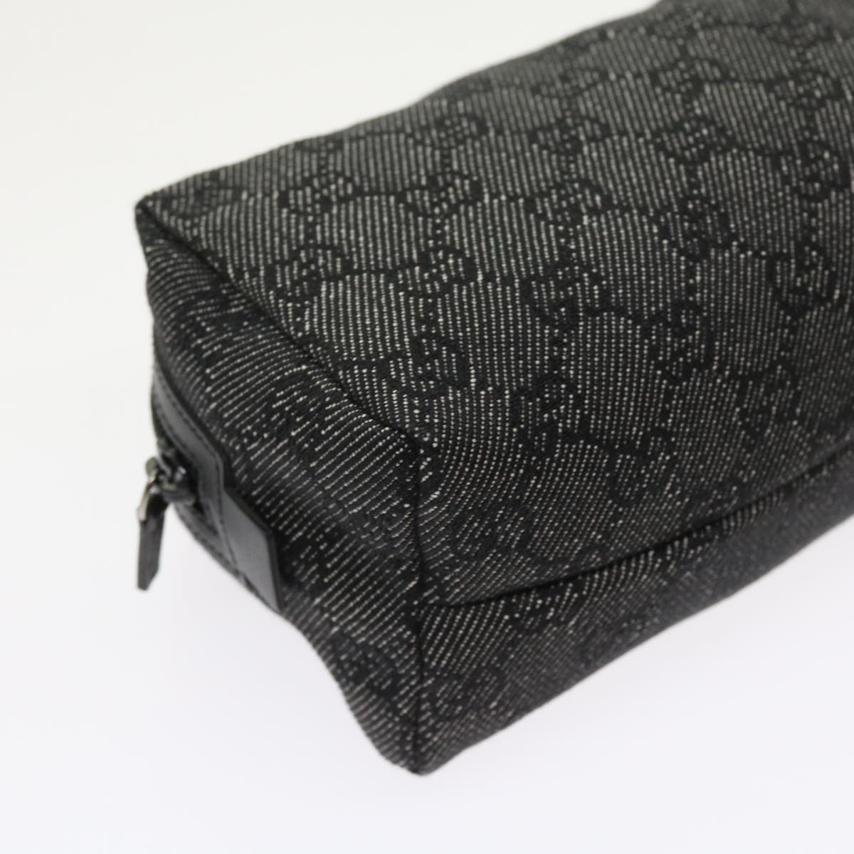GUCCI GG Canvas Pouch Black 29595 ac2307