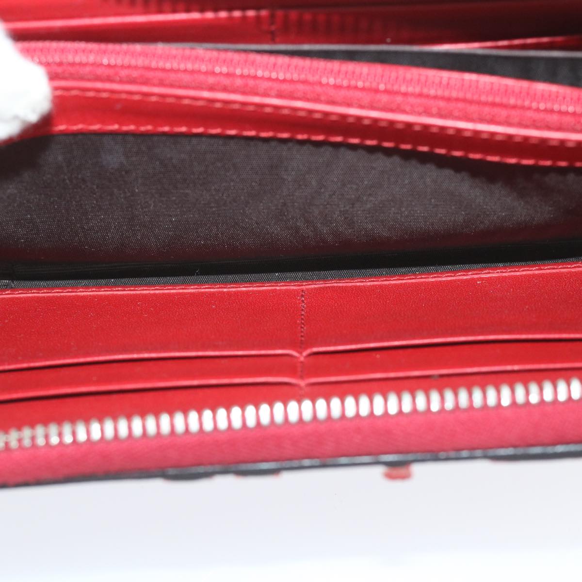 GUCCI GG Supreme Long Wallet PVC Leather Beige Red 410102 ac2308