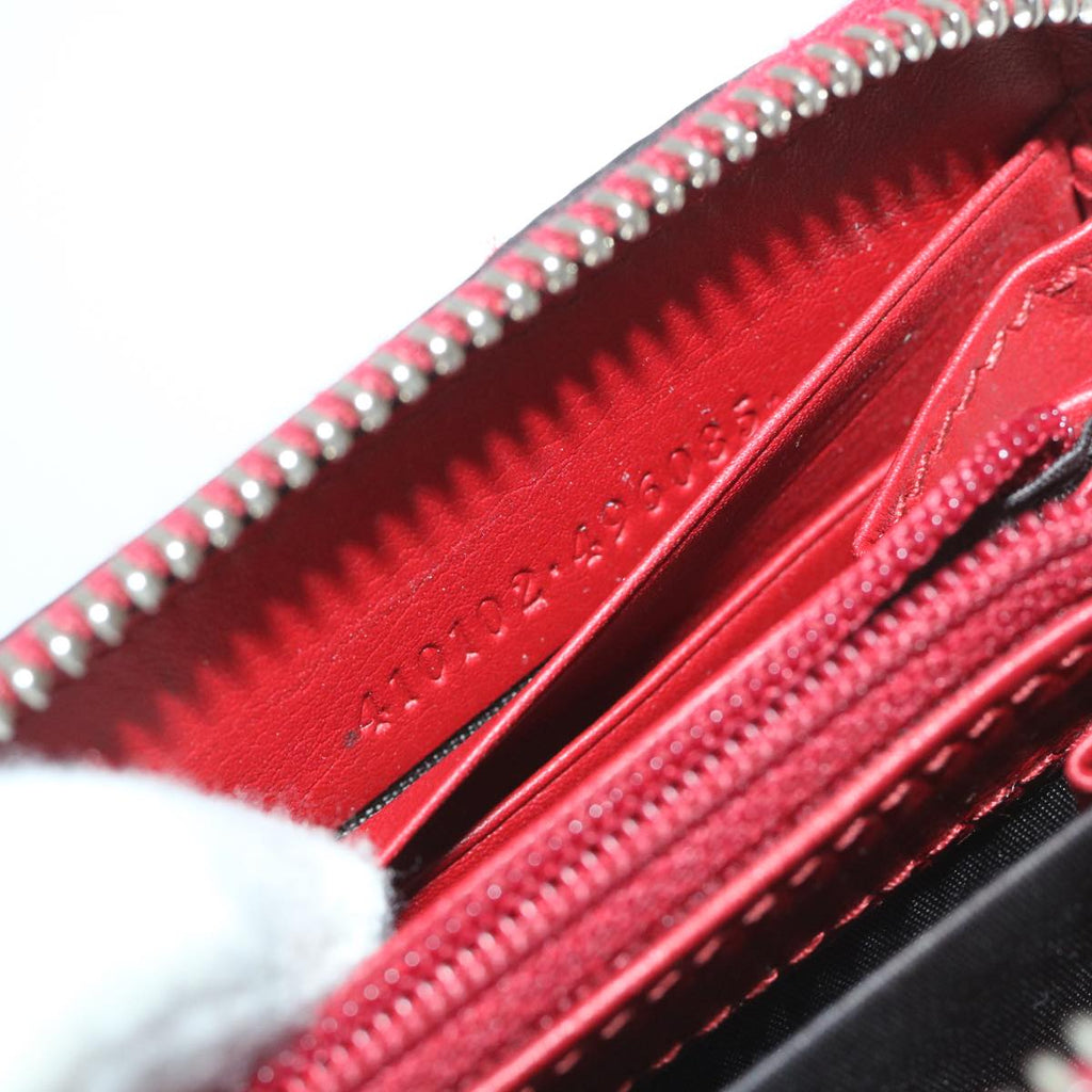 GUCCI GG Supreme Long Wallet PVC Leather Beige Red 410102 ac2308
