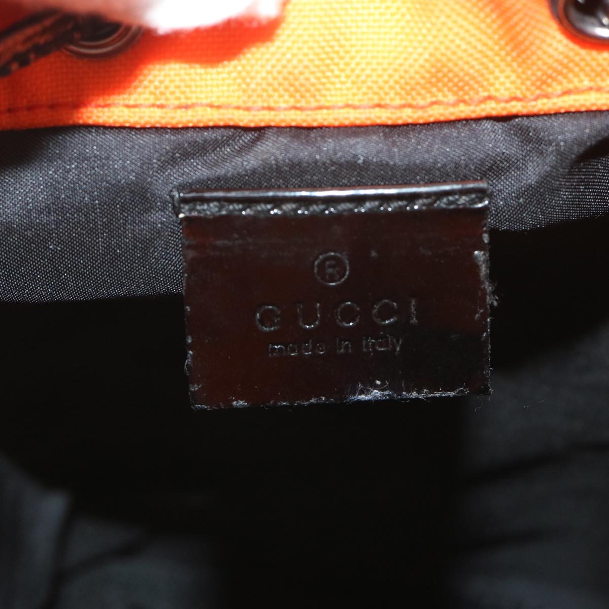 GUCCI Pouch Canvas Orange 039 0973 ac2314