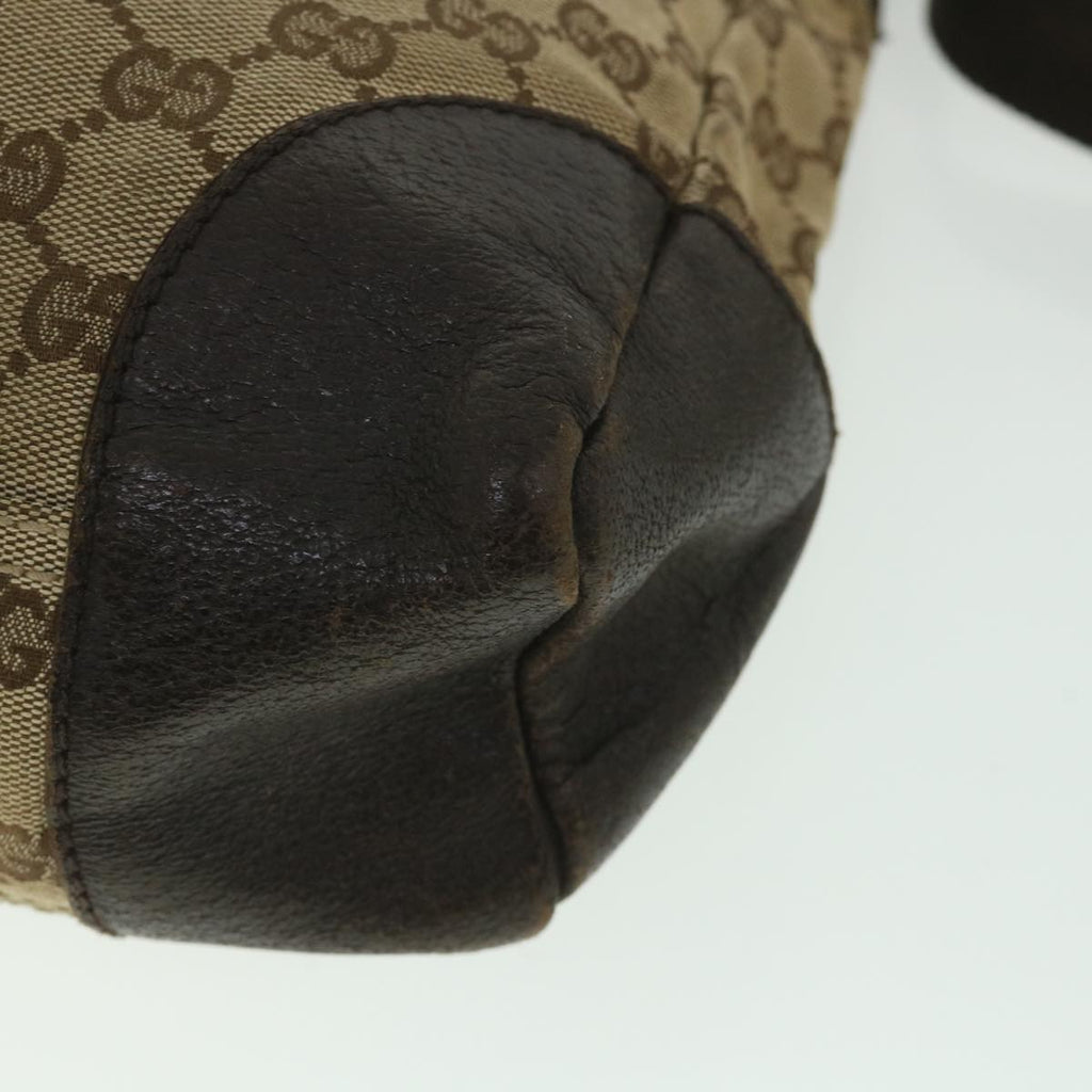 GUCCI GG Canvas Shoulder Bag Beige 110054 ac2320