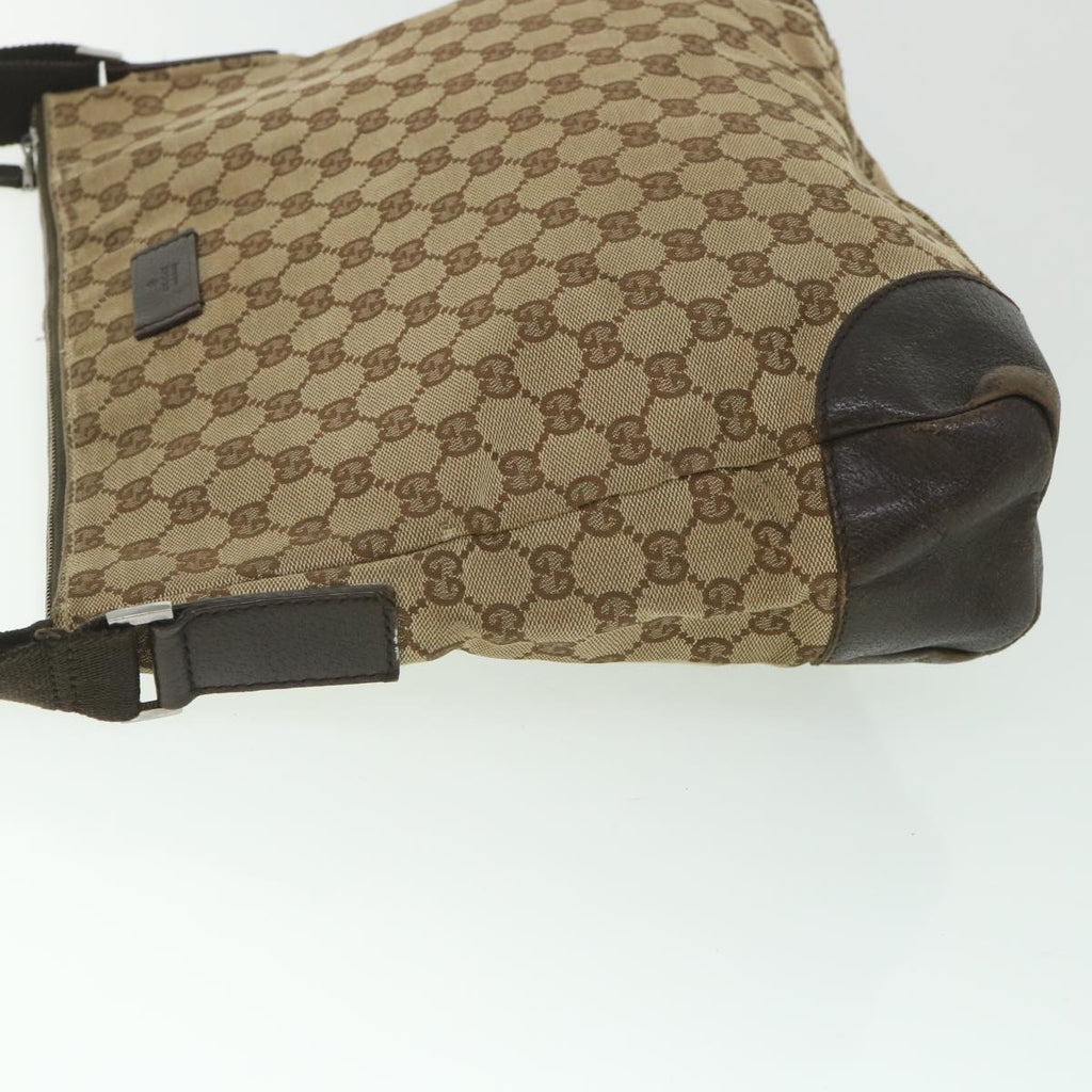 GUCCI GG Canvas Shoulder Bag Beige 110054 ac2320