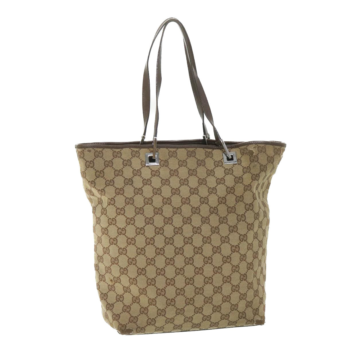 GUCCI GG Canvas Tote Bag Beige 31243 ac2321
