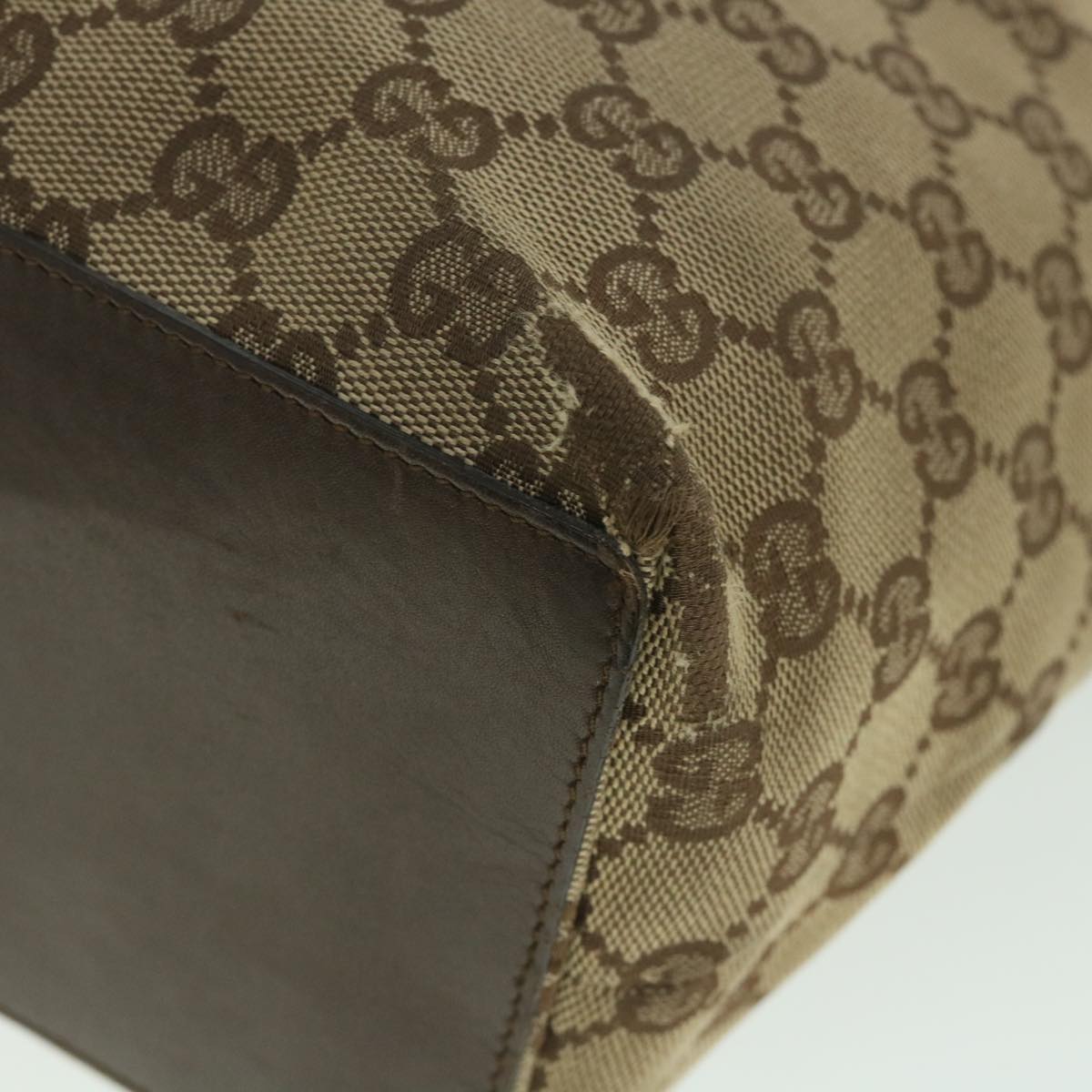 GUCCI GG Canvas Tote Bag Beige 31243 ac2321