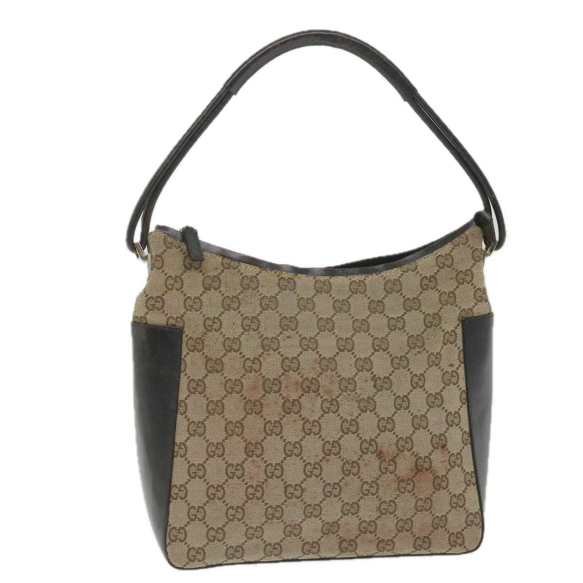 GUCCI GG Canvas Shoulder Bag Beige 001 3766 002046 ac2322