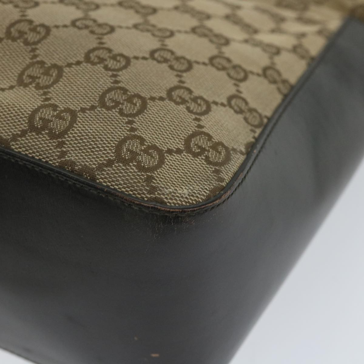 GUCCI GG Canvas Shoulder Bag Beige 001 3766 002046 ac2322