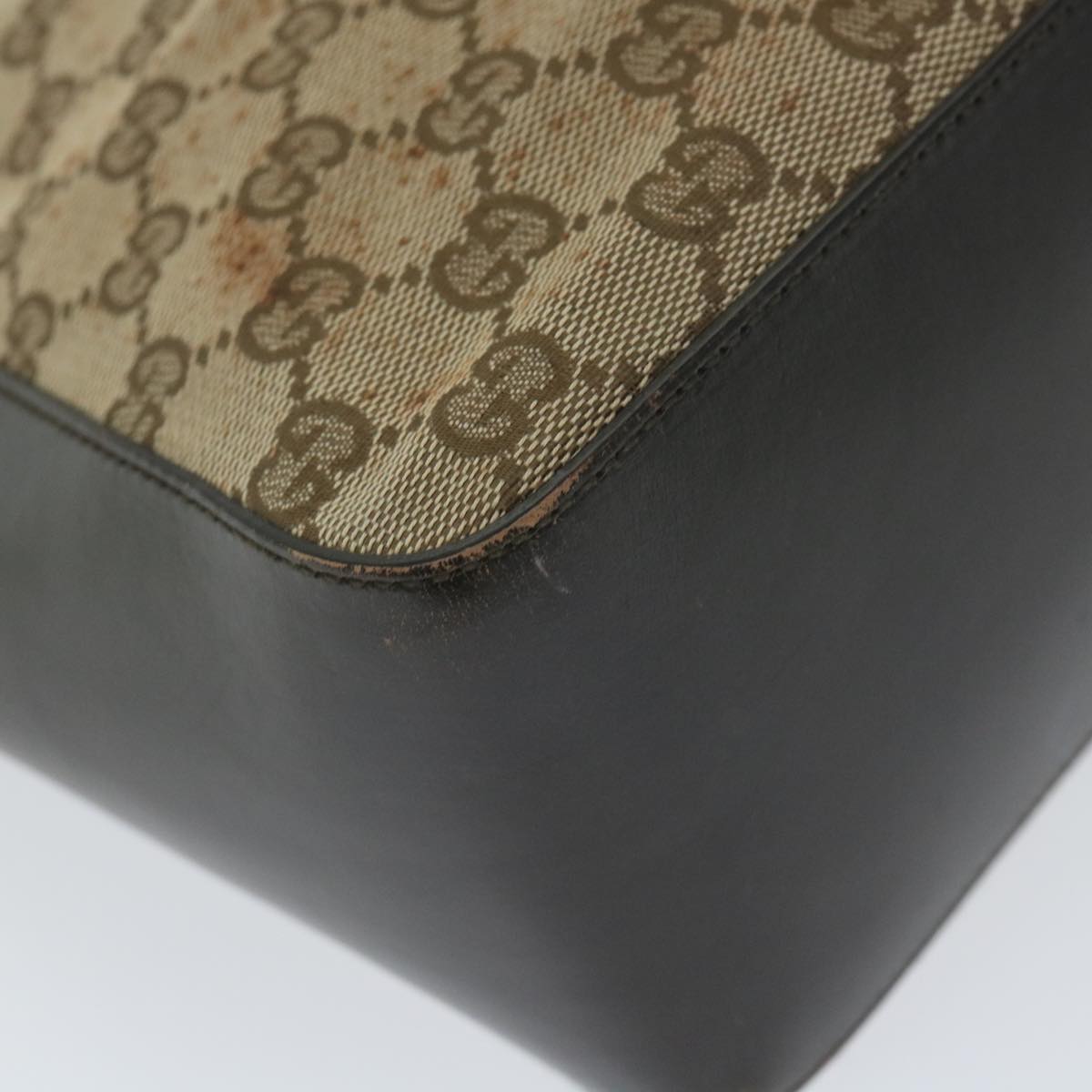 GUCCI GG Canvas Shoulder Bag Beige 001 3766 002046 ac2322