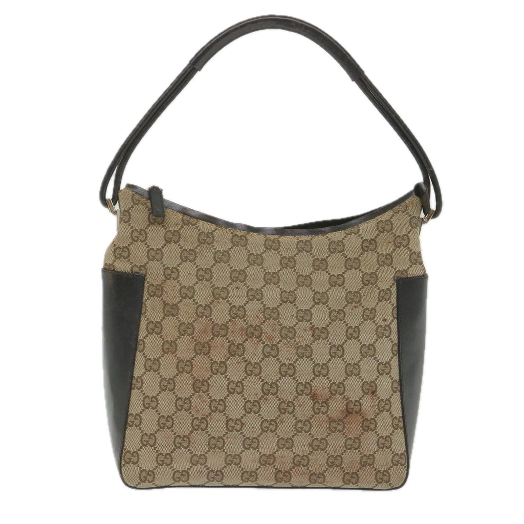 GUCCI GG Canvas Shoulder Bag Beige 001 3766 002046 ac2322