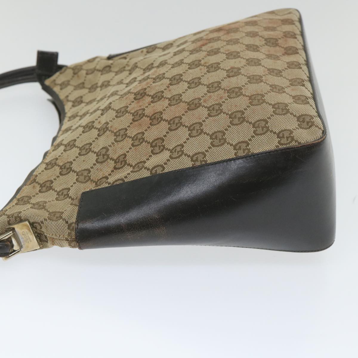 GUCCI GG Canvas Shoulder Bag Beige 001 3766 002046 ac2322