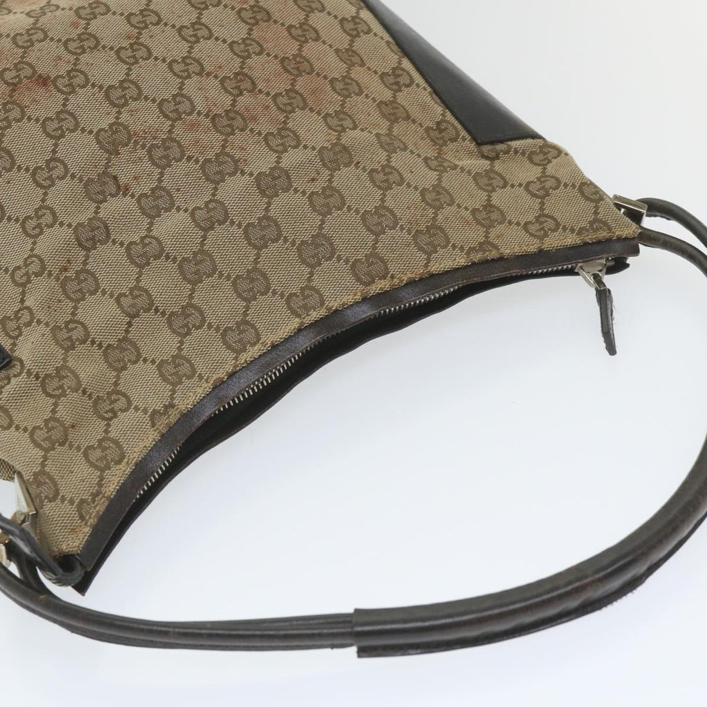 GUCCI GG Canvas Shoulder Bag Beige 001 3766 002046 ac2322