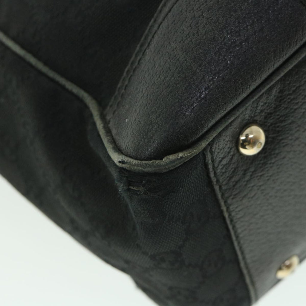GUCCI GG Canvas Web Sherry Line Shoulder Bag Black Red Green 177052 ac2323