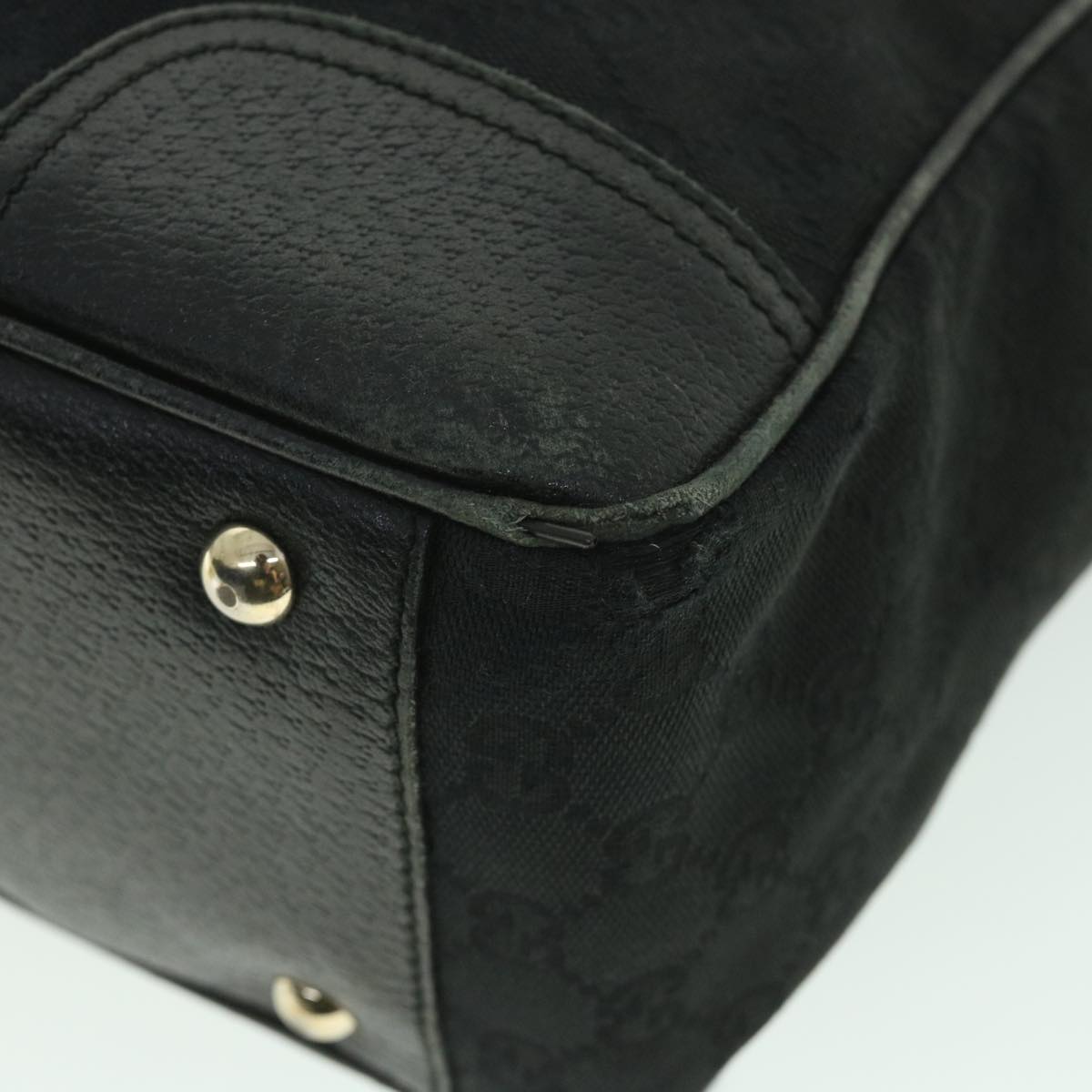 GUCCI GG Canvas Web Sherry Line Shoulder Bag Black Red Green 177052 ac2323